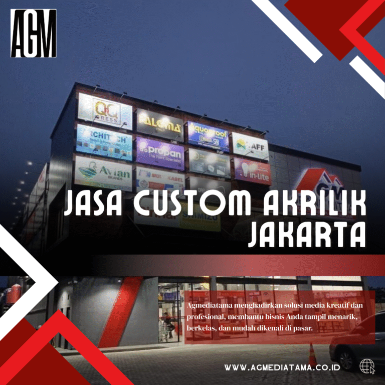 Jasa custom akrilik Jakarta